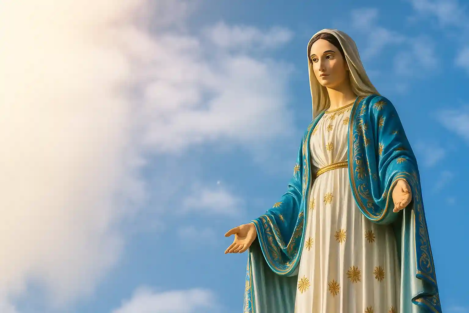 Celebración del Feriado inmaculada concepción de la virgen